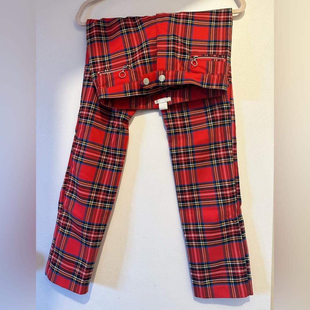 Women's plaid dress pants